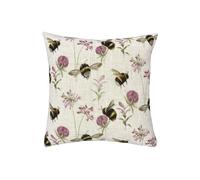 Country Bee Garden Hand-Painted Printed Cushion Evans Lichfield Multi 43cm x 43cm