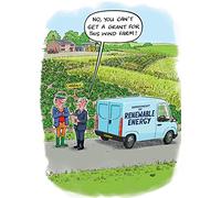 COUNTRY CARDS HUMOUR WIND FARM BIRTHDAY CARD 10797HB