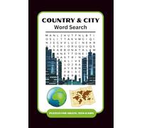 Country, City Word Search Puzzle: 60 Puzzles with 700+ Words for Brain Game for Adults, Teens and Kids