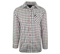 Country Classics Long Sleeved Check Mens Shirt - Ascot-Wine - S