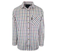 Country Classics Mens Country Shirt -Redcar Red/Blue - 4XL