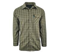 Country Classics Mens Long Sleeve Check Country Shirts (2XL, Epsom-Brown)