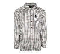 Country Classics Mens Long Sleeve Shirts-Beaver Brick Brown/Green - L