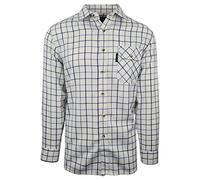 Country Classics Mens Long Sleeve Shirts- Lingfield Navy/Sky - 3XL