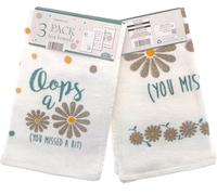 Country Club 3 Pack Tea Towels Oops A Daisy