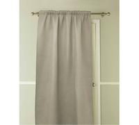 Country Club Aria Embossed Thermal Door Curtain 117X213Cm - Natural Natural 117cm width x 214cm drop