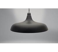 Country Club Collie Dome Light Fitting Ceiling Shade, Metal, Black