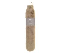 Country Club Extra Thick Luxury Faux Fur Long Hot Water Bottle (Oyster)