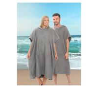 Country Club Ezi-Dri Adult Poncho & Changing Robe - Grey Country Club Grey One Size