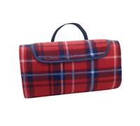 Country Club Fleece Picnic Blanket With Handle - Classic Tartan Multi One Size