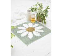 Country Club Fluer Teal Shower Mat Teal