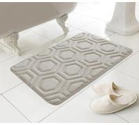 Country Club Geo Design Bath Mat Natural 43X61Cm