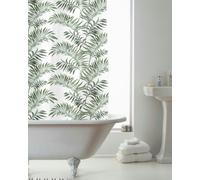 Country Club Leaf White Shower Curtain - White