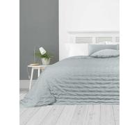 Country Club Leon Embossed Bedspread Double/king Size, Grey, 240 X 260Cm
