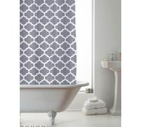 Country Club Moroccan Grey Shower Curtain - Grey