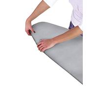 COUNTRY CLUB Multi Fit Elasticated Ironing Board Cover Silver Metallic