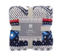 Country Club Nordic Design Luxury Blanket Throw 150X200Cm Multi 150cm × 200cm