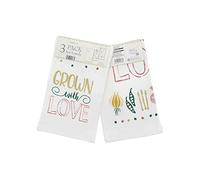 COUNTRY CLUB Pack of 3 Tea Towels - 100% Cotton - 30+ Designs to choose from - Great Value Gift Idea Essential for any home (Grown With Love)