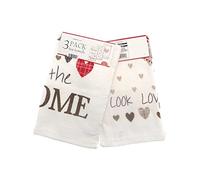 COUNTRY CLUB Pack of 3 Tea Towels - 100% Cotton - 30+ Designs to choose from - Great Value Gift Idea Essential for any home (My Kitchen)