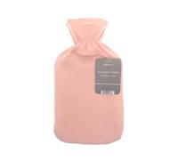 Country Club Plain Lightweight Fleece 2L Hot Water Bottle (Pink)