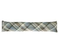 Country Club Printed Fleece Door Draught Excluder (Teal Tartan)