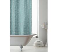 Country Club Shower Curtain Seashells Blue Water Resistant 100% PEVA 180x180cm