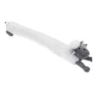 Country Club Sheep Design Novelty Draught Excluder - Super Soft Fleece - White White One Size