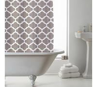 Country Club Shower Curtain Moroccan Mink 180 x 180cm