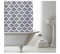 COUNTRY CLUB Shower Curtain with Rings Morrocan