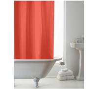 Country Club Shower Curtain With Rings - Plain Orange Orange 180cm width x 180cm drop
