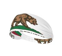 Country Cottage Wild Cabin Bear Banner Hairband, Unisex Elastic Headband, Moisture Wicking Headband For Sports, Running, Yoga.