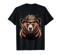 Country Cowboy Bear Rodeo Cowgirl Western Texas Wild West T-Shirt