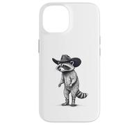 Country Cowboy Raccoon Rodeo Funny Western Texas Animal Case for iPhone 14