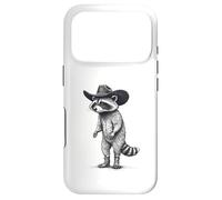 Country Cowboy Raccoon Rodeo Funny Western Texas Animal Case for iPhone 17 Pro