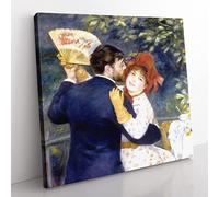Country Dance by Pierre Auguste Renoir Canvas Wall Art Print 20x20 Inch