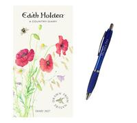 Country Diary, Edith Holden Slim Diary 2027 + EXCLUSIVE LIMITED EDITION PEN