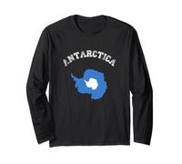 Country Distressed Flag Antarctica Pride Long Sleeve T-Shirt