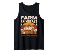 Country Farm Breakfast Fresh Every Morning Tank Top