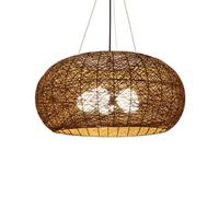 Country Farmhouse Vintage Ceiling Pendant Lighting Personalized Bird's Nest Twine Hanging Lamp 3 Lights Rural Pendant Lamp Kit Southeast Asia Style Bar Lighting Fixture
