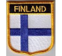 Country Flag Embroidered Patch T7 - Finland