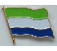 Country Flag Enamel Pin Badge - Sierra Leone
