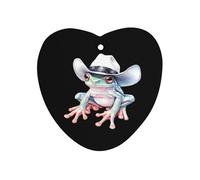 Country Frog Cute Car Air Fresheners Long Lasting Scent Car Mirror Hanging Scented Cards Tablets Love form