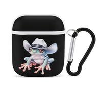 Country Frog Trendy Bluetooth Earbuds Protector Cute Wireless Earbud Case Covers Compatible with Airpods 1/2