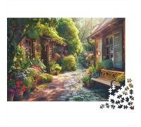 Country Garden (5) 1000 Piece Jigsaw Puzzles for Adults 1000 Piece Jigsaws Family Jigsaw Puzzle Toys1000 Jigsaw Puzzles for Adults for Adults & Kids Age 12 Years Up 1000pcs (75x50cm)