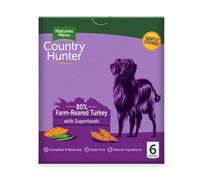 Country Hunter Dog Food Pouch Farm Reared Turkey (6 x 150g)