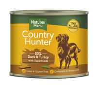 Natures Menu Dog Country Hunter Duck & Turkey Tins 6x400gm