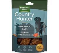 Country Hunter Natures Menu Superfood Bars Duck with Carrot & Pumpkin Seeds (7 x 100g)