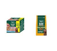 Country Hunter Seriously Meaty Wild with Superfoods Jumbo Multipack 8 x 600g + Natures Menu Raw boost Dry Food for Dogs with Fresh Chicken - 1,5kg