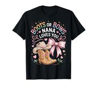 Country Life Boots Or Bows Nana Loves You T-Shirt