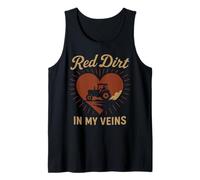Country Life Dirt Road Proud Rural Roots Southern Grit Tank Top